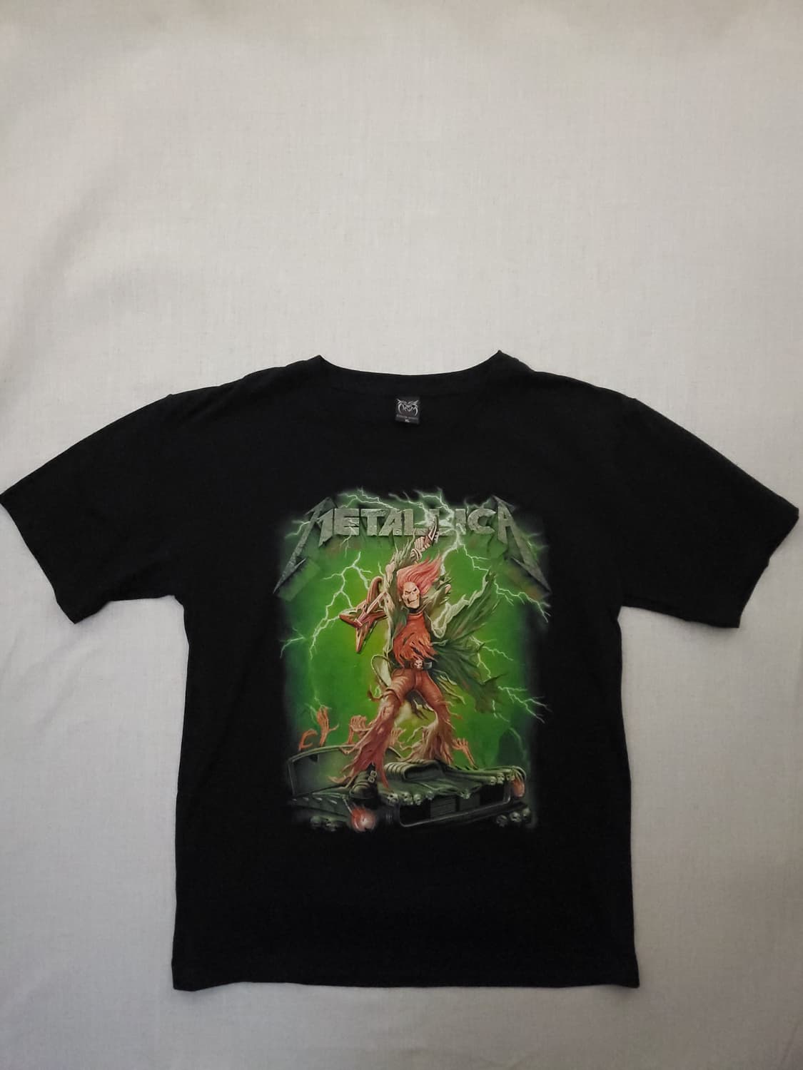 락볼루션 메탈리카  반팔 티셔츠 블랙 XL 상품이미지1