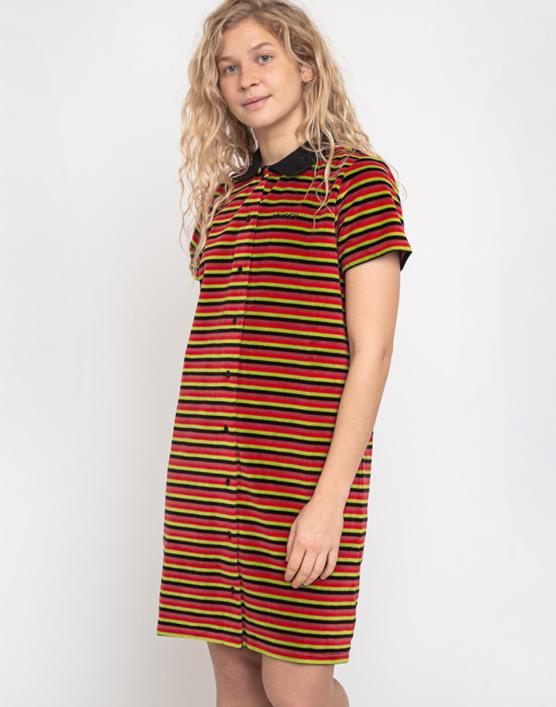 스투시 우먼 스트라이프 폴로 원피스 상품이미지6