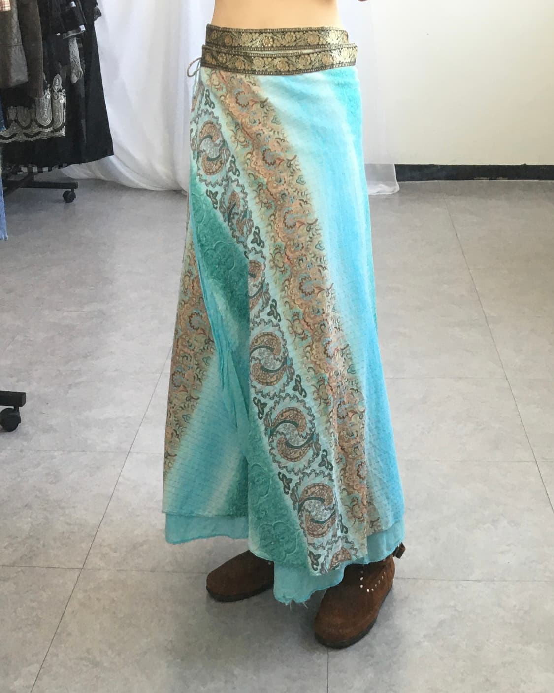 Ethnic mood wrap skirt 상품이미지9