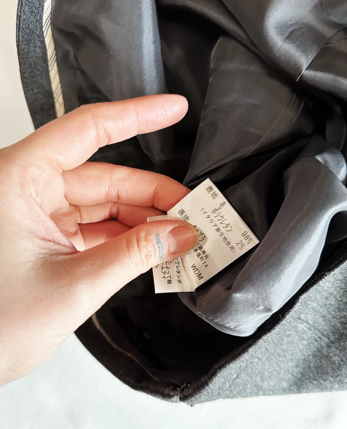 BURBERRY LONDON gray pleated skirt 상품이미지9