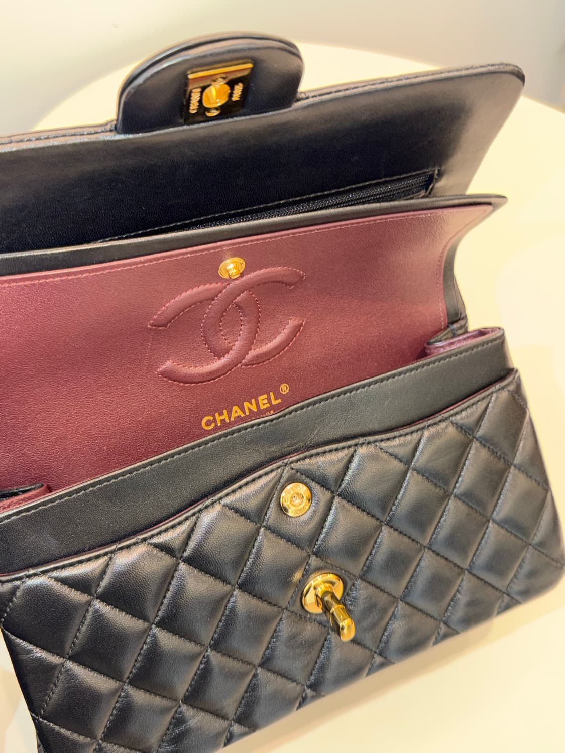 샤넬 클래식 램스킨 미디엄 상품이미지5