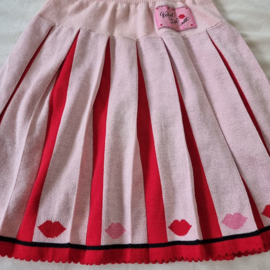 니트 플리츠 스커트 상품이미지3