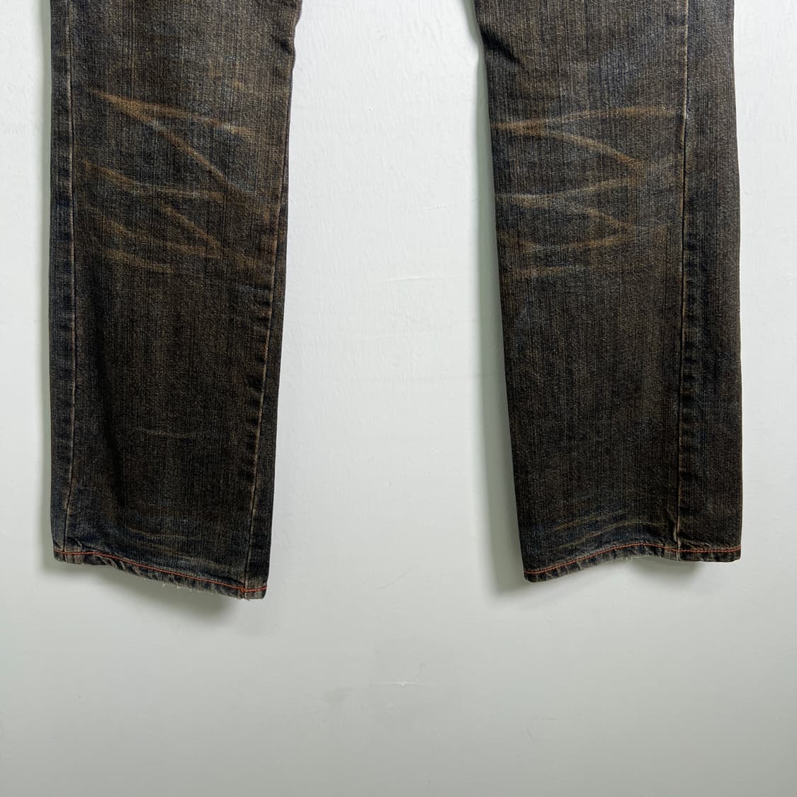 장 폴 고티에 더블 로우 웨이스트 멀티 포켓 데님 팬츠 38 상품이미지6