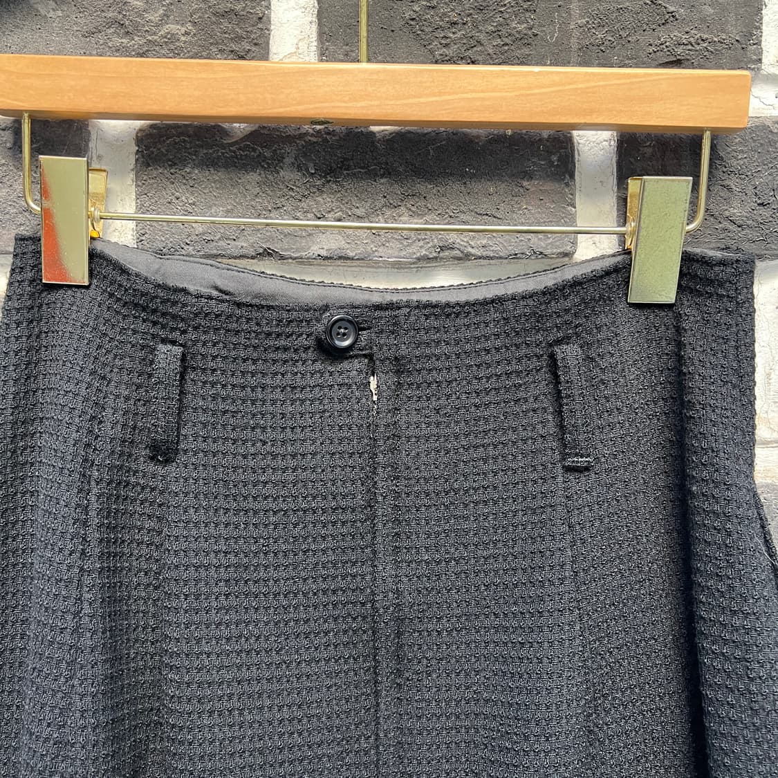 Y‘s 80s 텍스쳐 울 스커트 상품이미지4