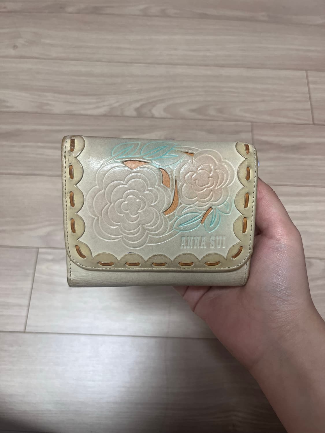 안나수이 빈티지 중지갑 엔틱 고전 상품이미지1