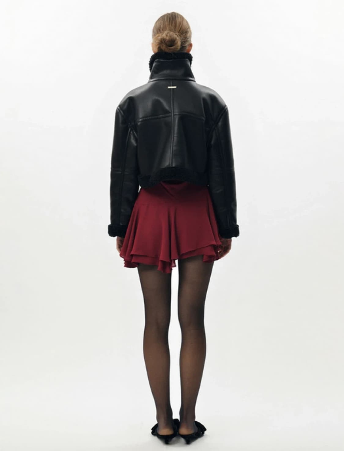 페인오어플레져 페오플 루시 무스탕 블랙 상품이미지6