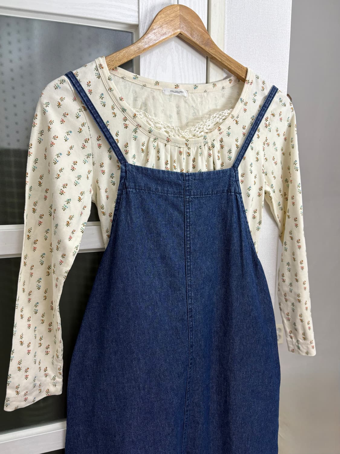 데님 롱 원피스 상품이미지2