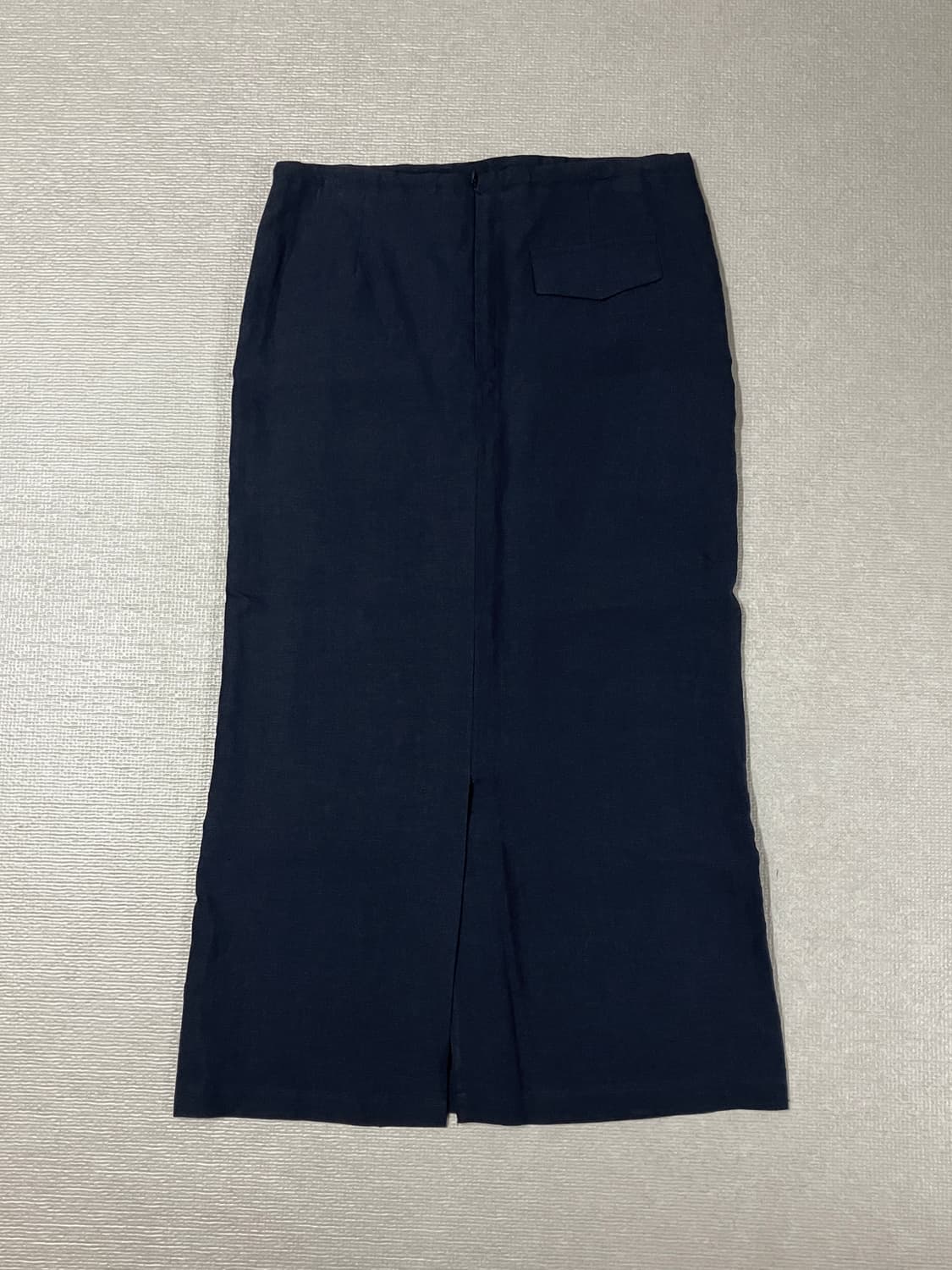 블루브릭 Linen string skirt (navy) S 상품이미지5