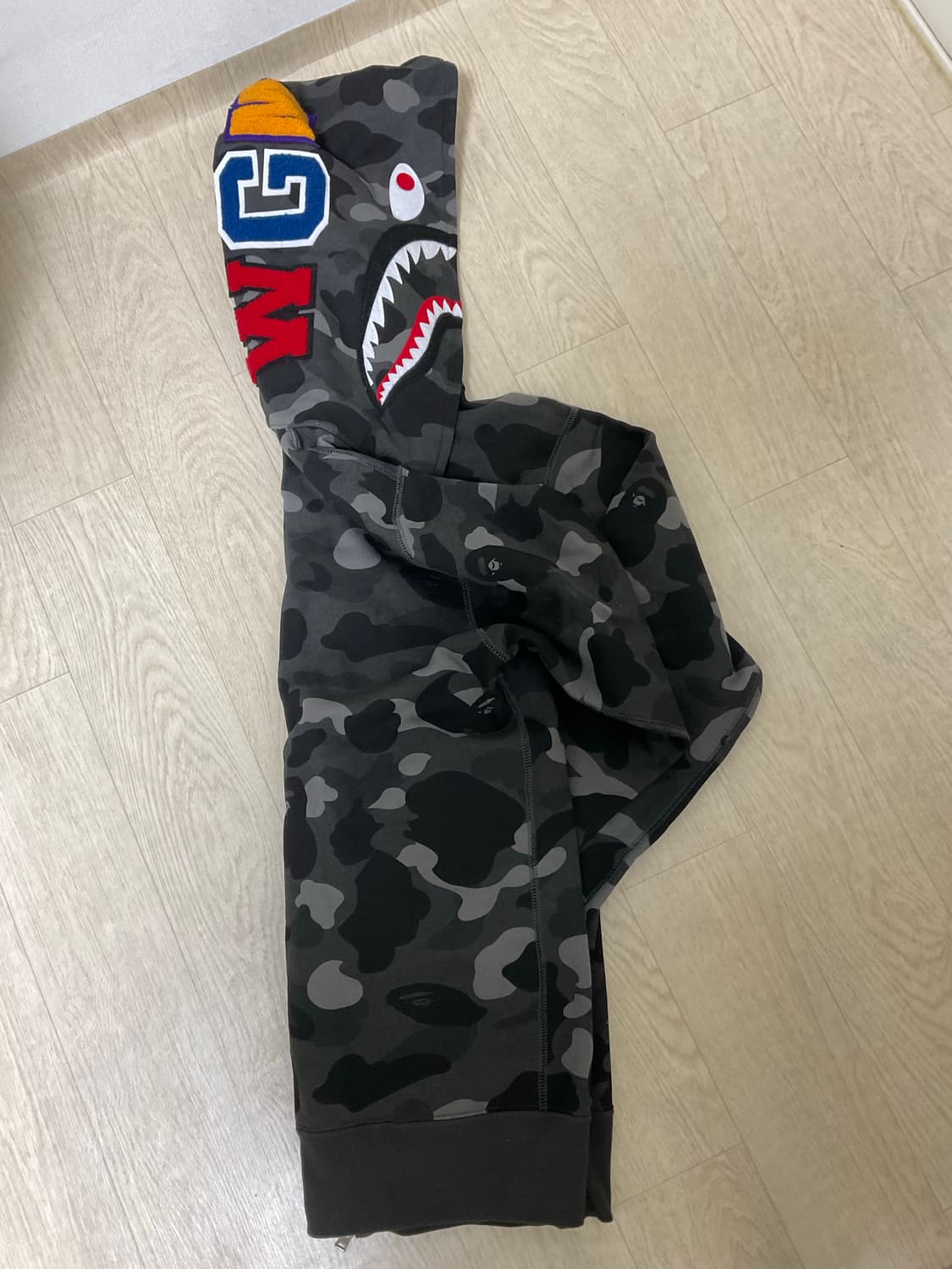 베이프 흑계 후드집업 / M 상품이미지4