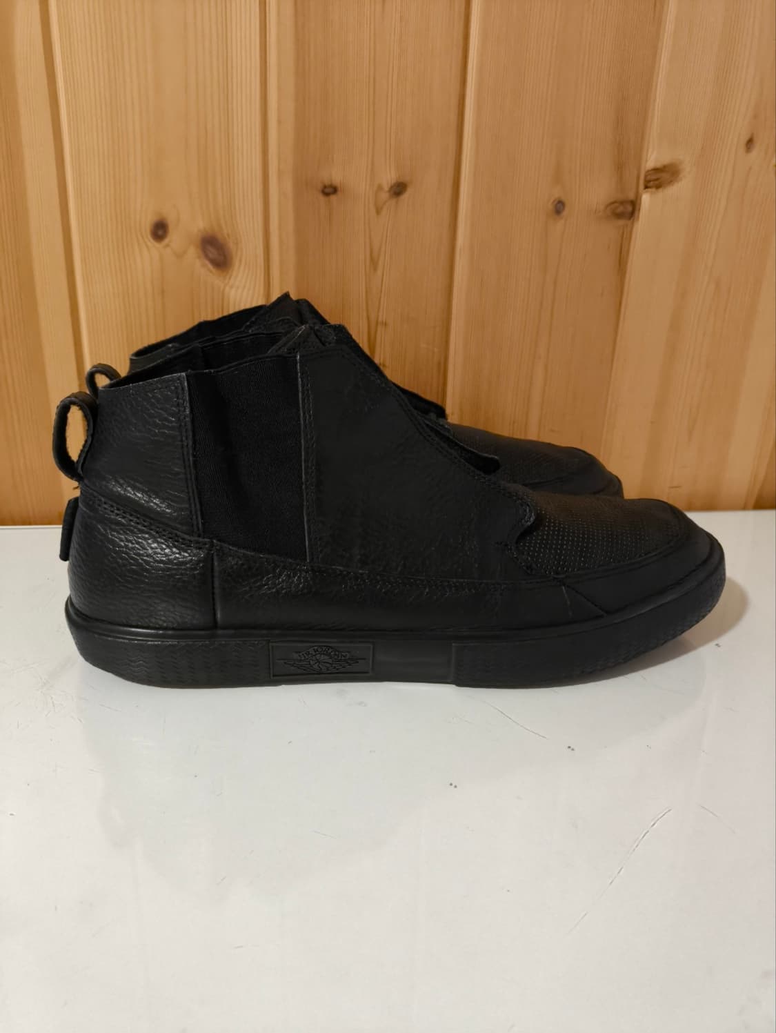 290mm 에어 조던 그로운 가죽 블랙온블랙  상품이미지1