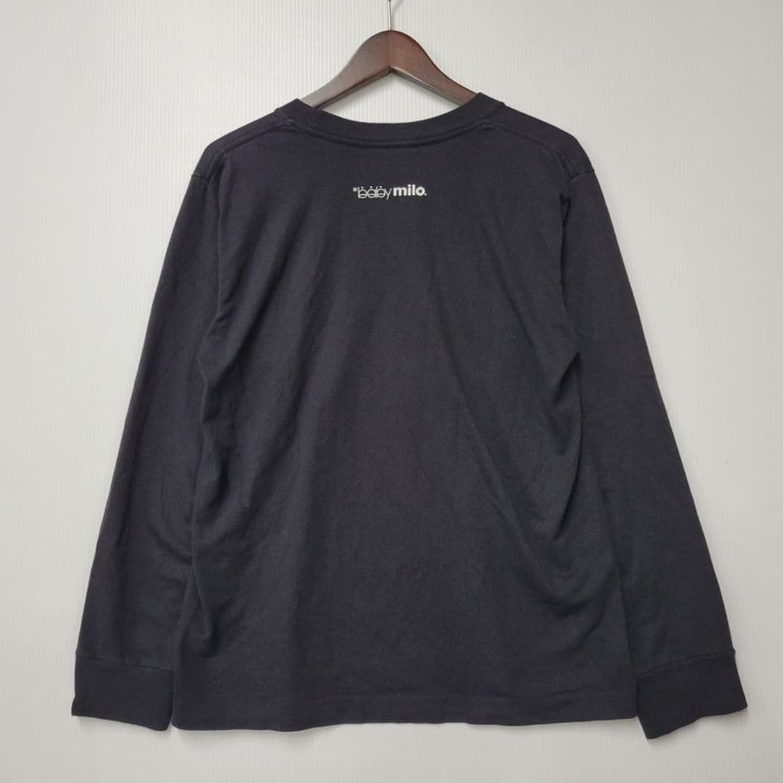 베이프 베이비 마일로 빅 페이스 롱슬리브 티셔츠 블랙 상품이미지2