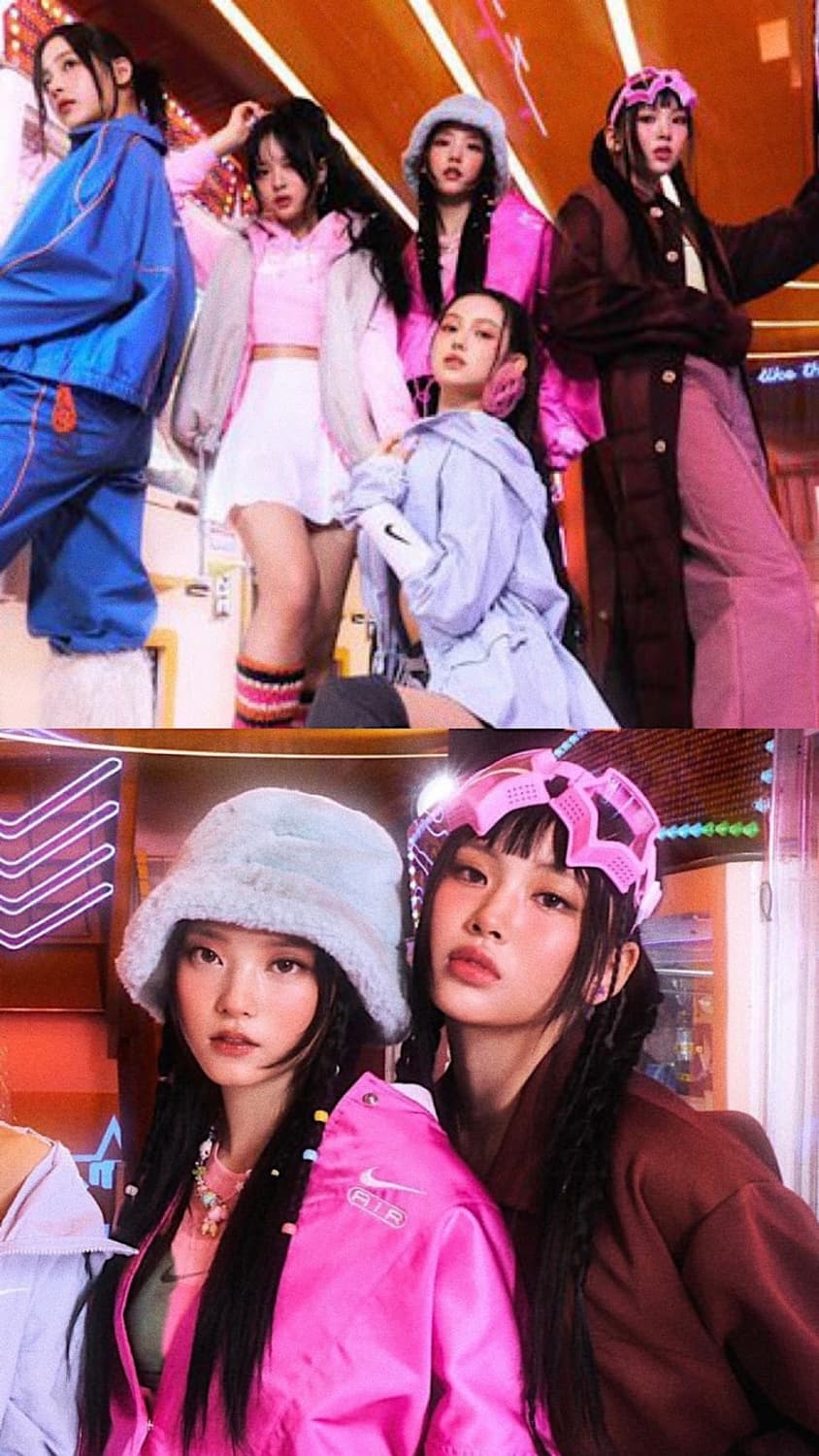 나이키 에어 우븐 봄버자켓 블루종 뉴진스 해린착용 상품이미지4