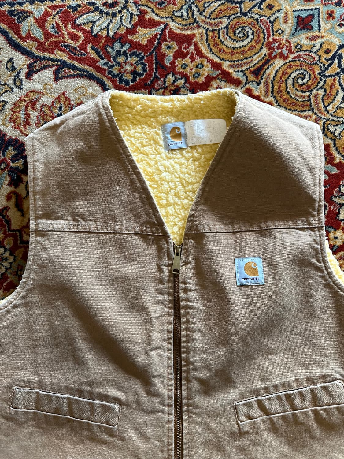 [90s/USA] 칼하트 쉐르파 덕베스트 - XXL 상품이미지2