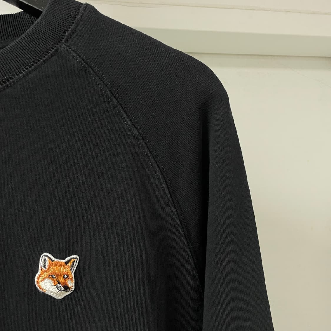 메종키츠네 폭스 블랙 맨투맨 L 상품이미지4