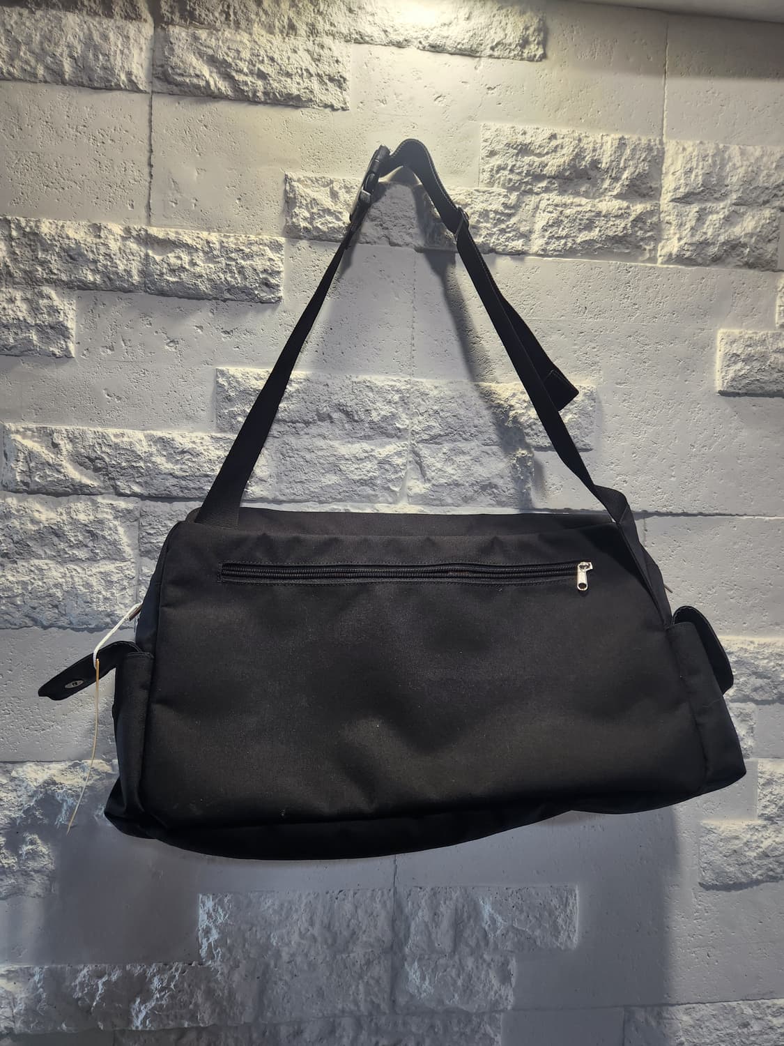 "CORDURA 메신저백 🖤 투명포켓 힙한 가방 (새상품)"
 상품이미지4