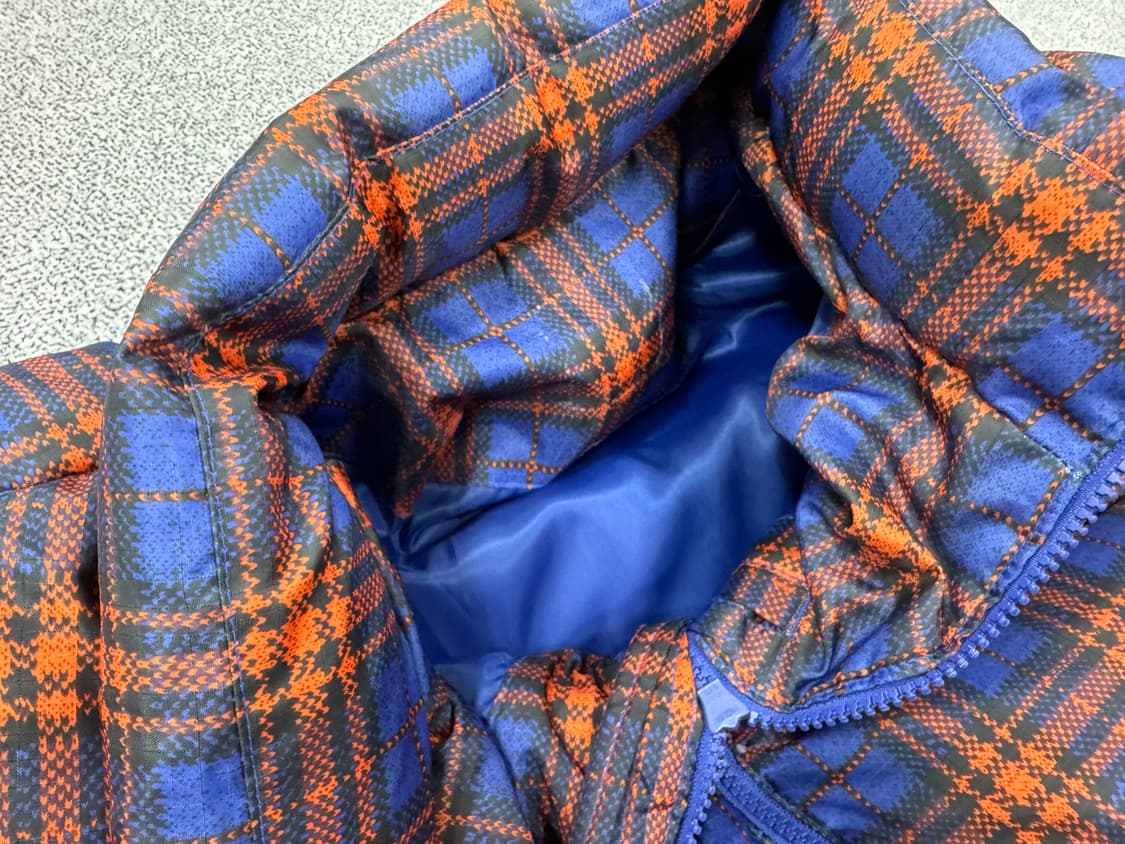 체크패턴 다운패딩 상품이미지3