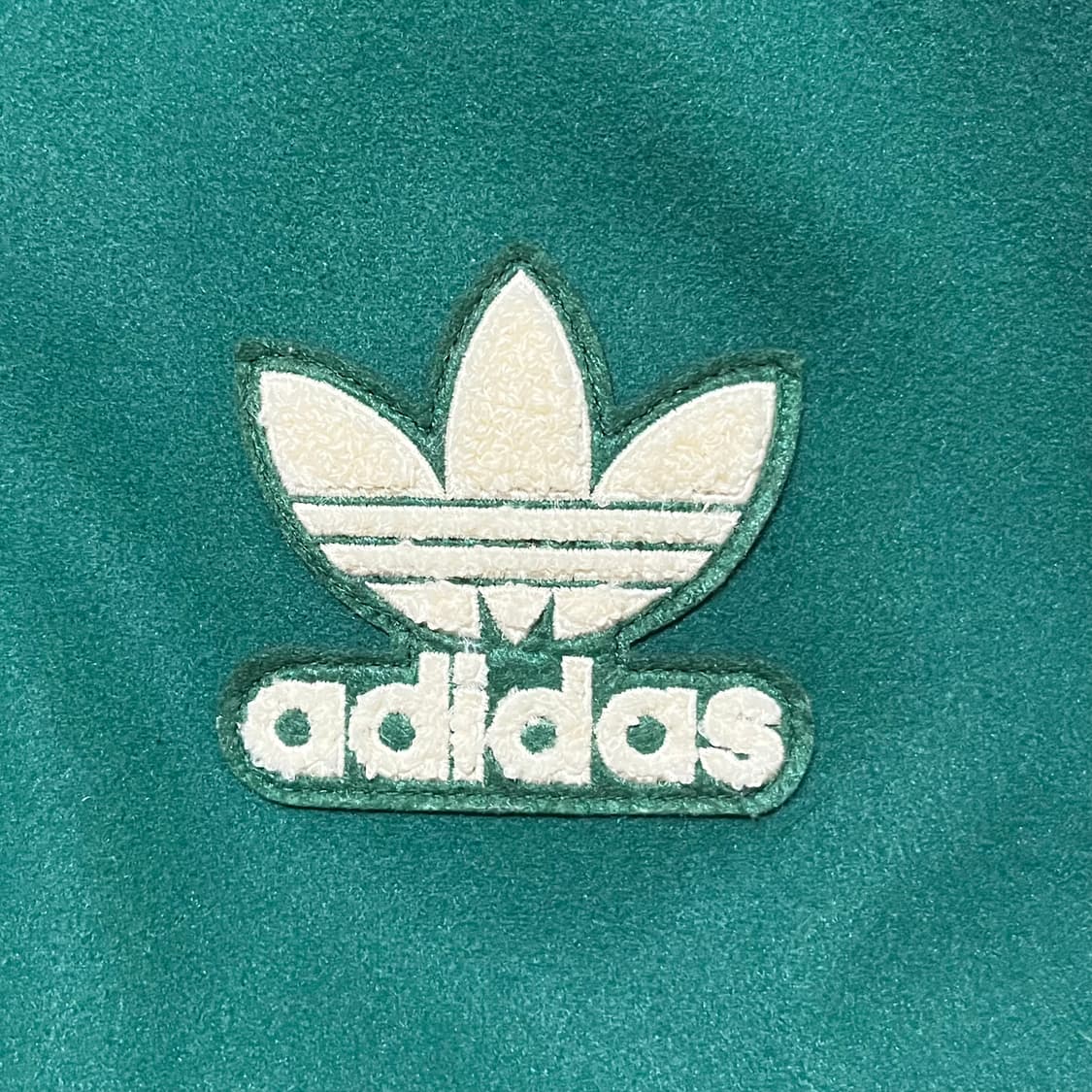 아디다스 그린/아이보리 바시티 자켓 L 상품이미지5