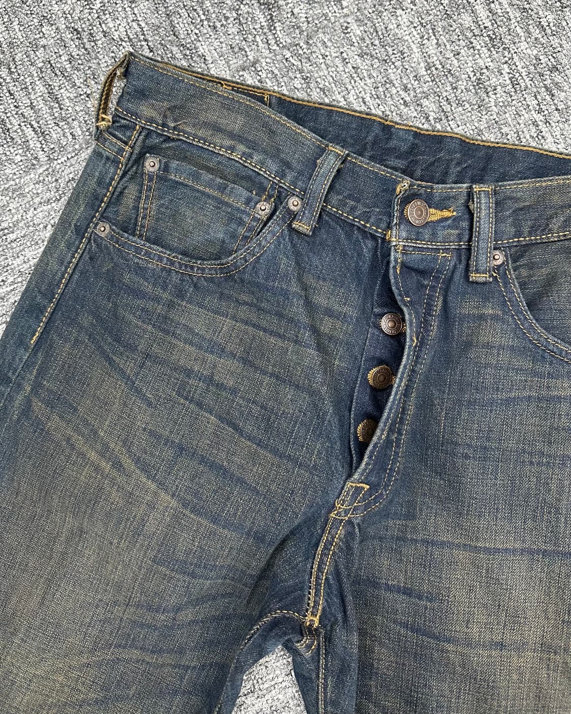 (허단39)리바이스 501 오일워싱-M1775 상품이미지4