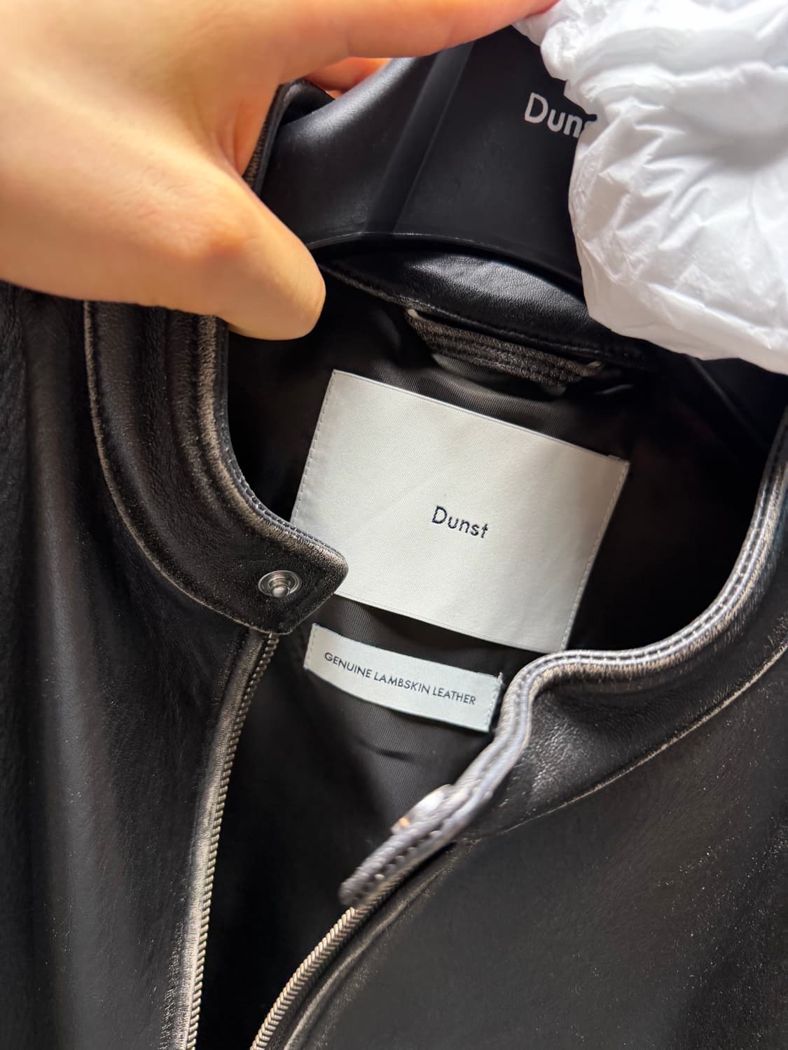 던스트 레이싱 레더 자켓 빈티지 브라운 XL 상품이미지2