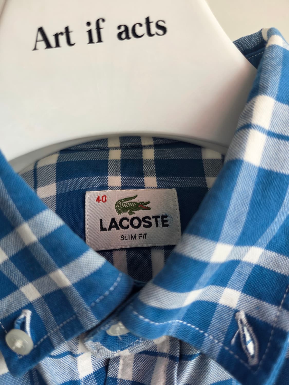 Lacoste 깅엄체크 셔츠 상품이미지3