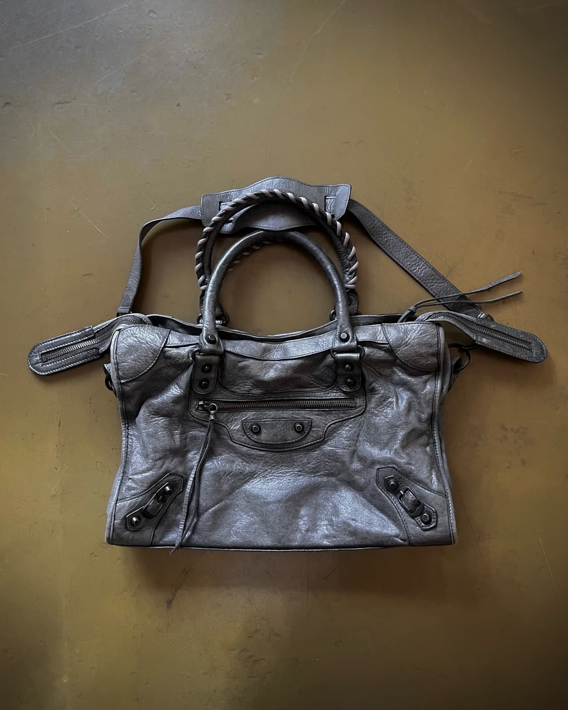 2000s BALENCIAGA 2-Way Le City Army Bag 상품이미지3