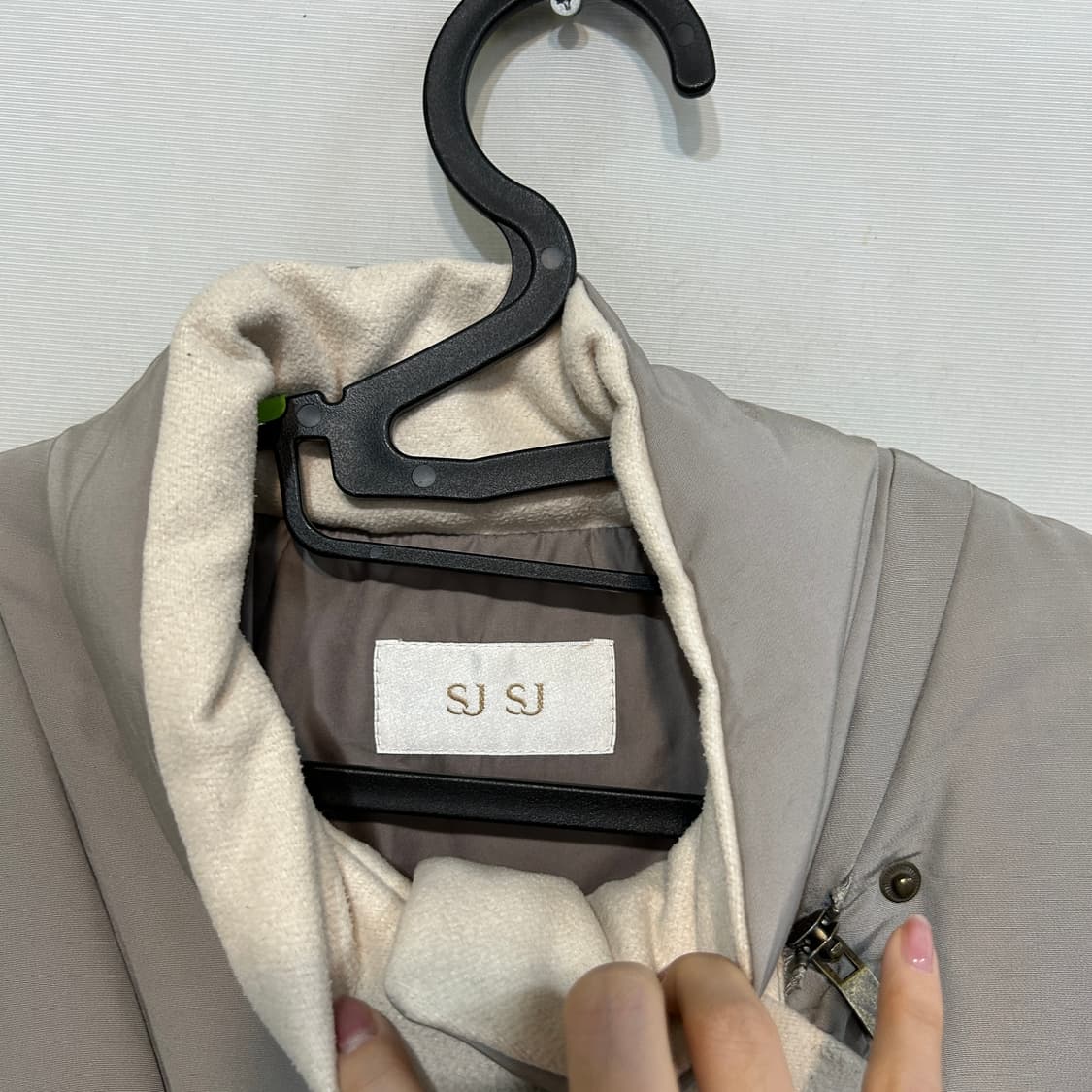 한섬 SJSJ 구스다운 패딩 55 상태최상 상품이미지2