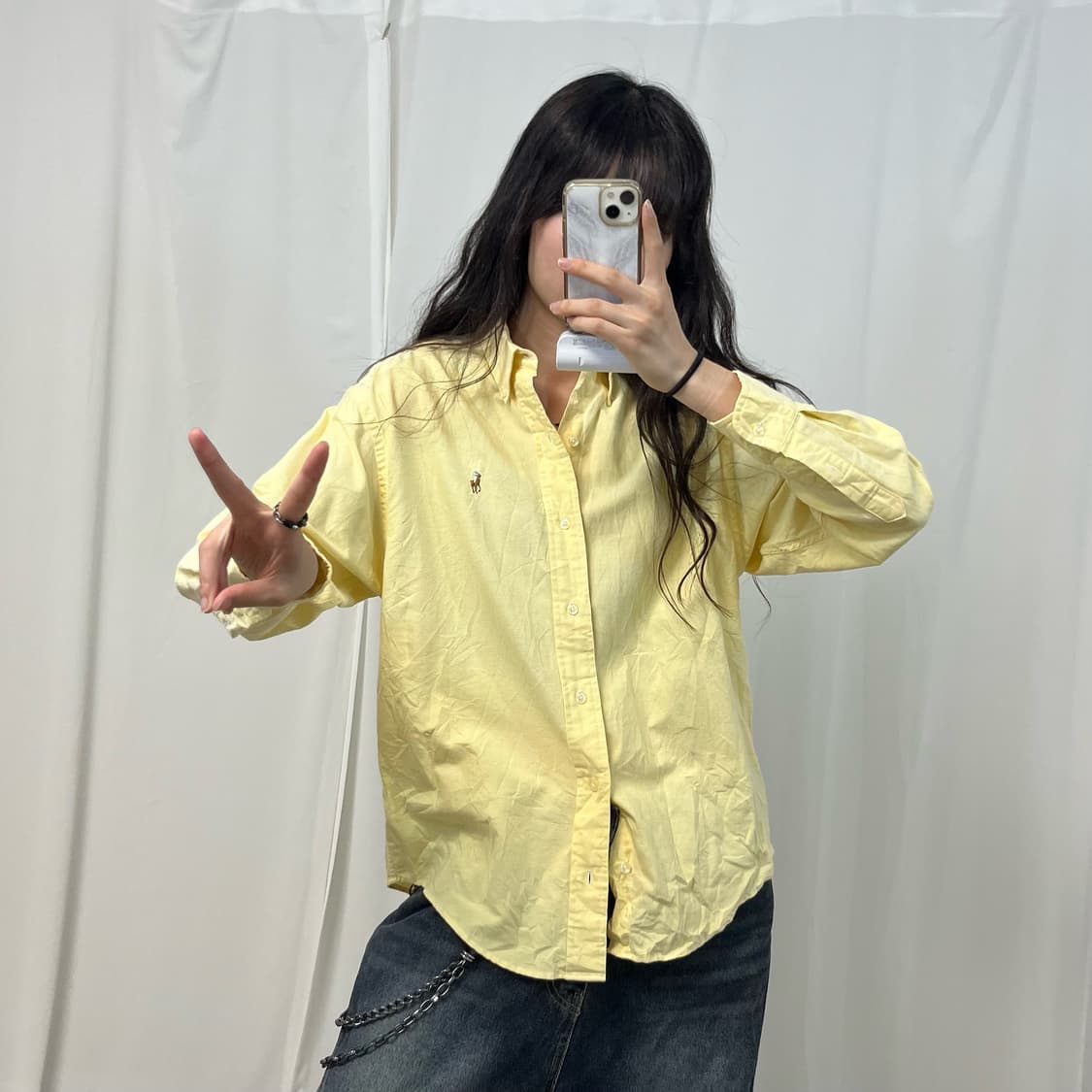 Polo lemon yellow shirt  상품이미지2