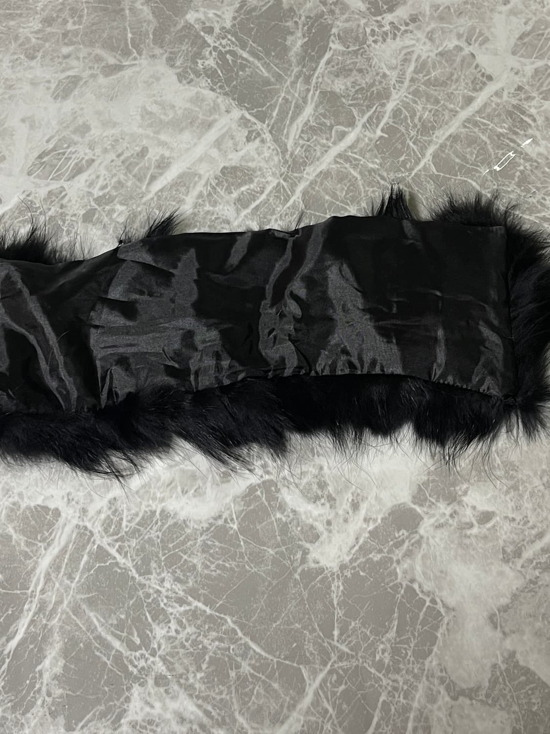black collar fur muffler 상품이미지2