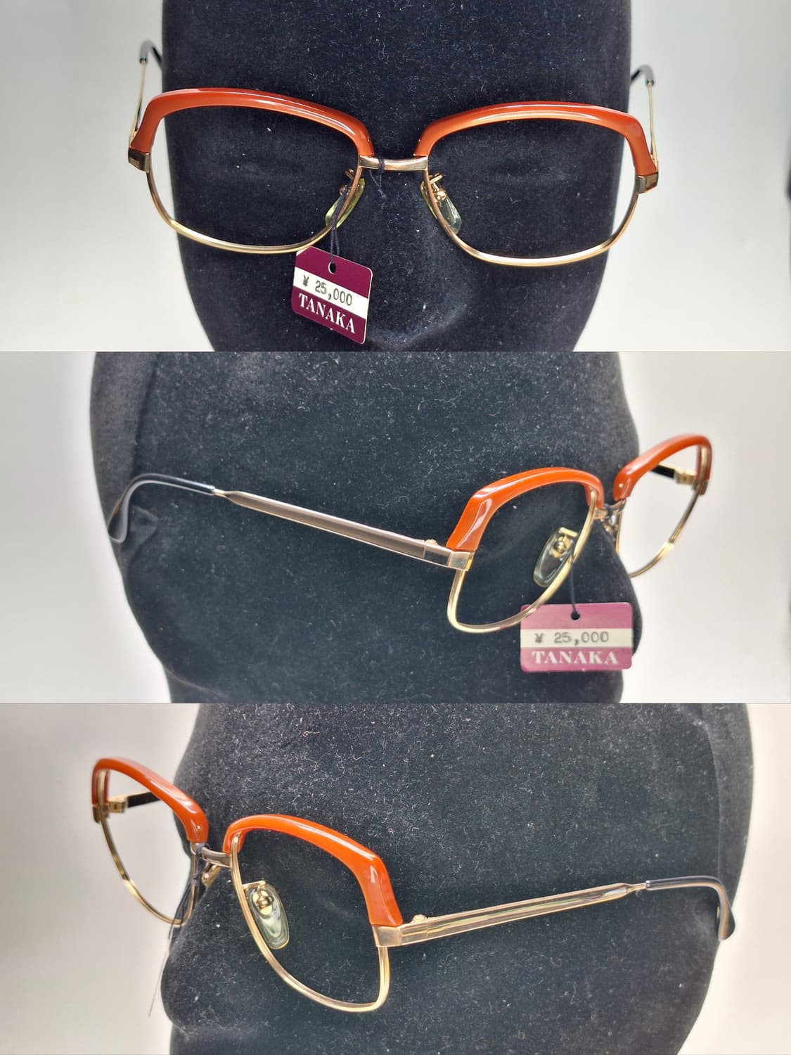 프랑스제 빈티지 데드스톡 미사용/LAMY CORINNE 하금테 금장 안경 상품이미지4