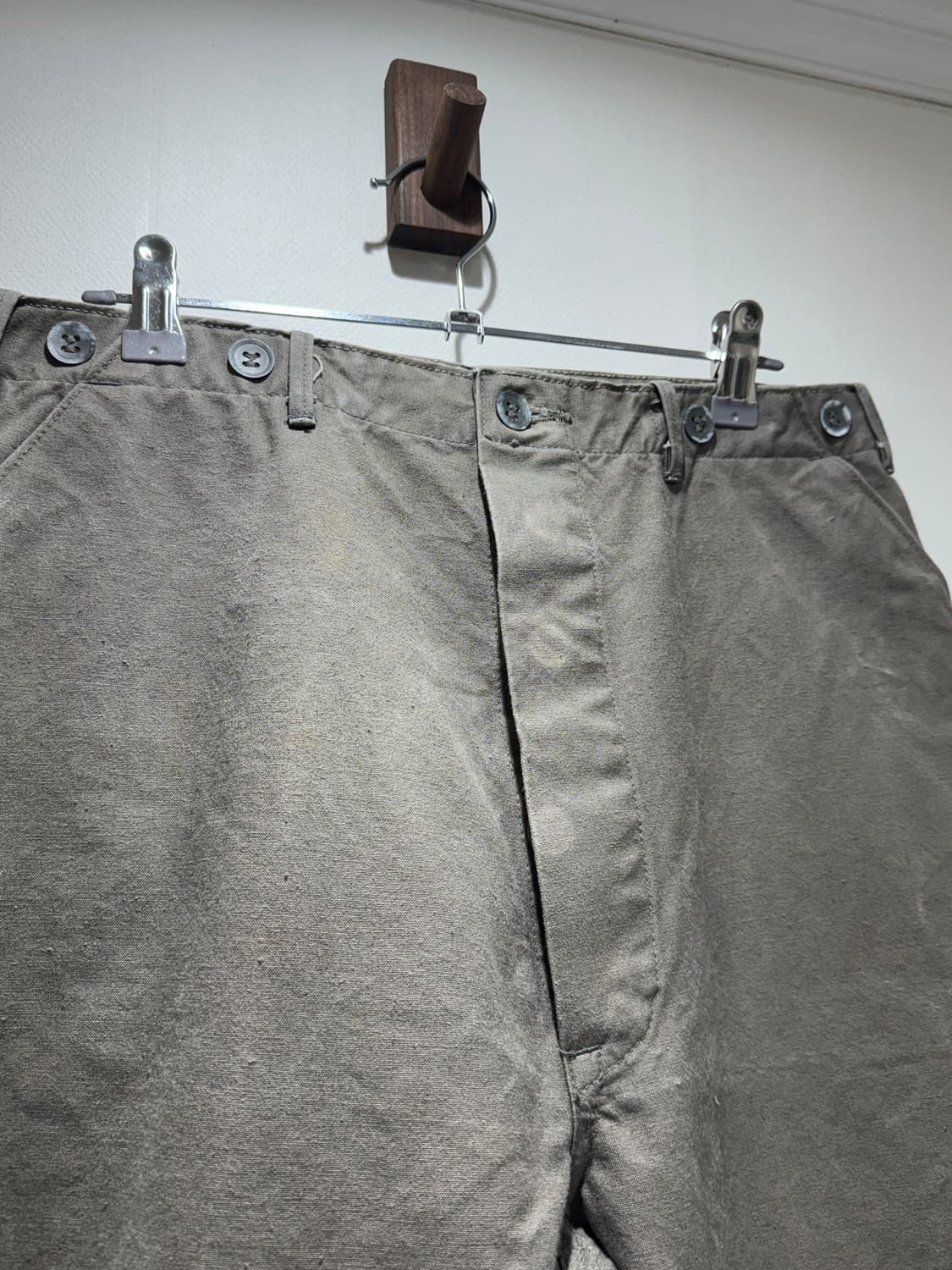 레어* 40s 스웨덴군 퍼티그 팬츠 상품이미지2