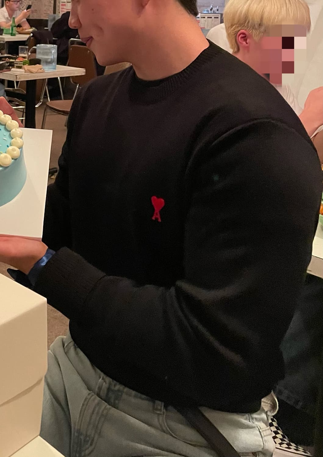 Ami 아미 스몰로고 니트 상품이미지2