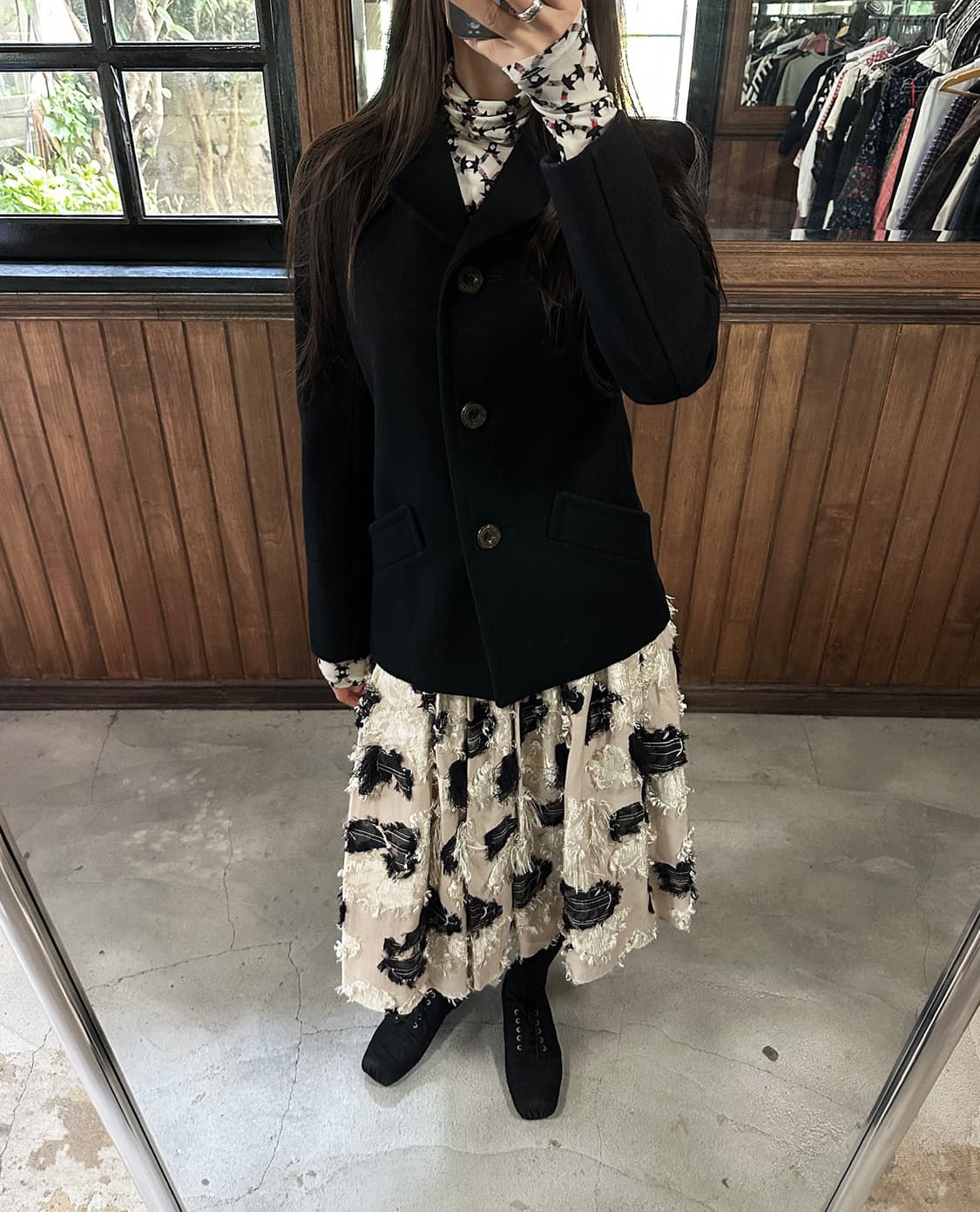 BURBERY blue label wool coat 상품이미지4