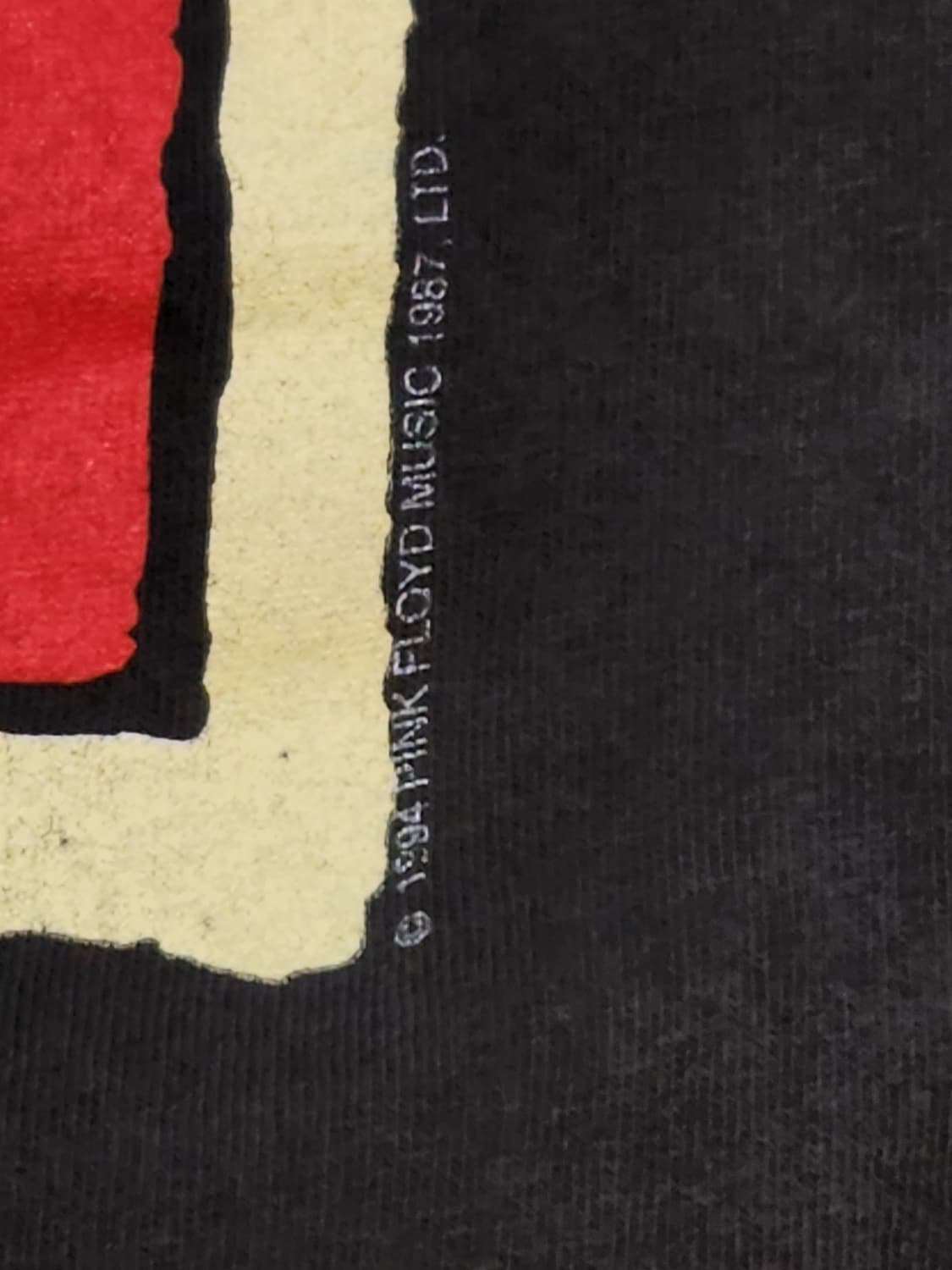 90's 핑크플로이드 월드 투어 티셔츠 (USA) 상품이미지4