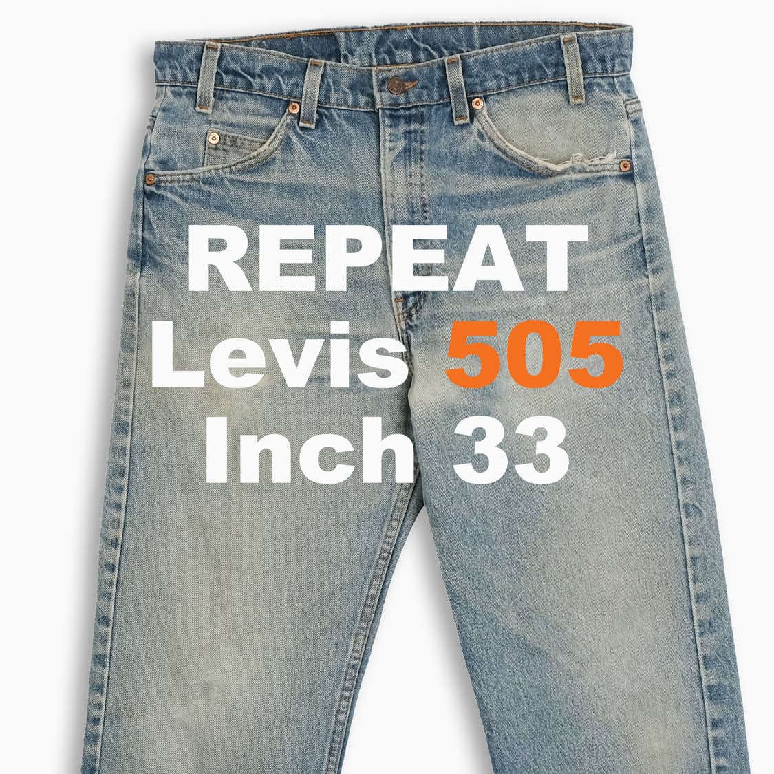 리바이스 505 오렌지탭 중청 90s USA 33인치 OR50534135 상품이미지1
