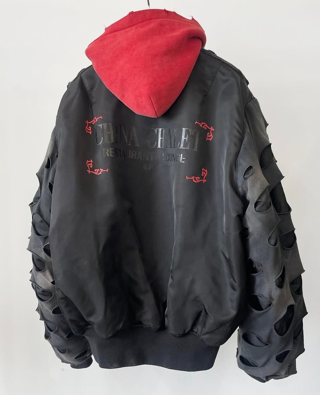 Alexander digenova distressed bomber 봄버 상품이미지4