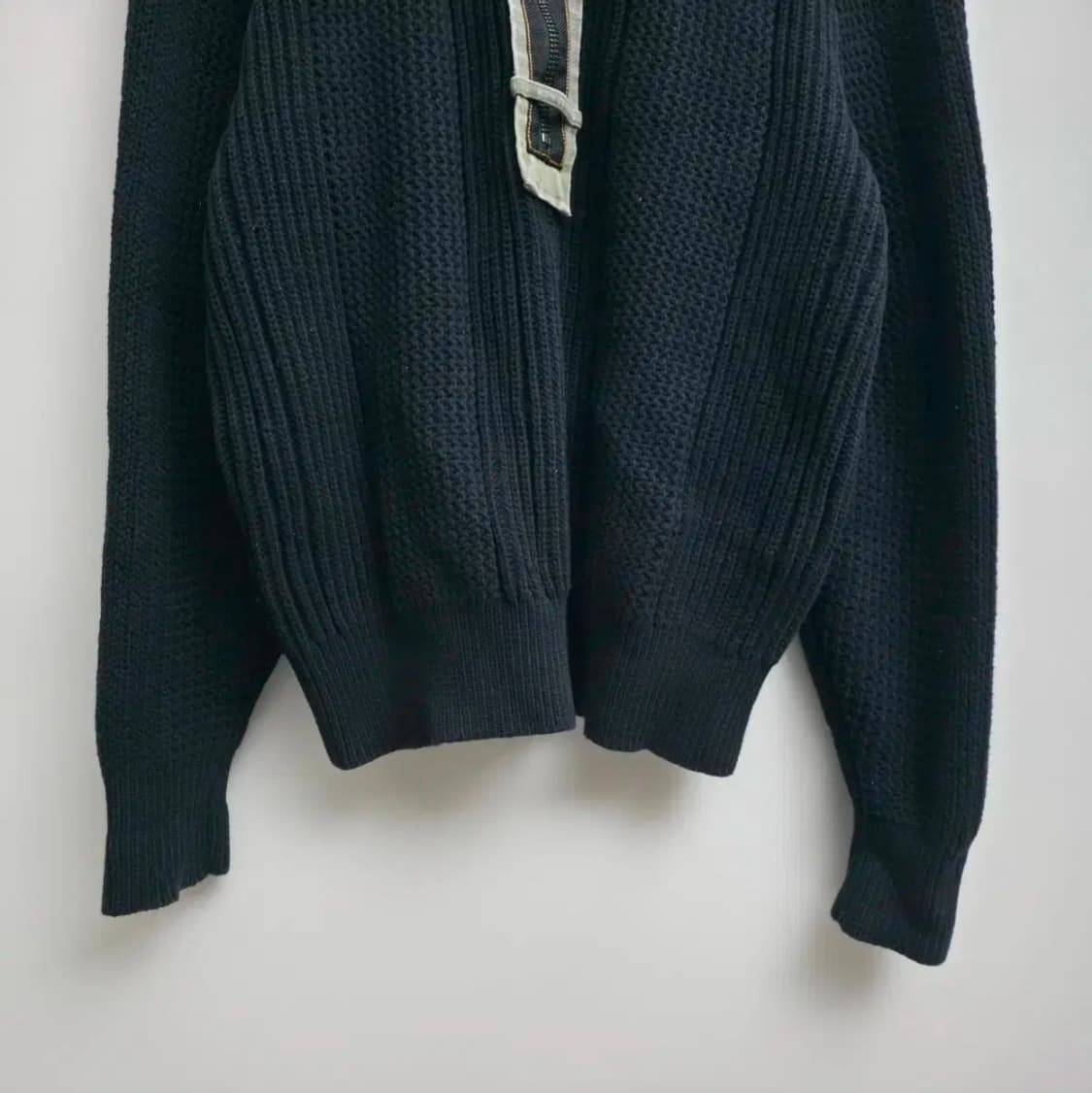 [L] 디젤 하프 집업 니트 상품이미지3