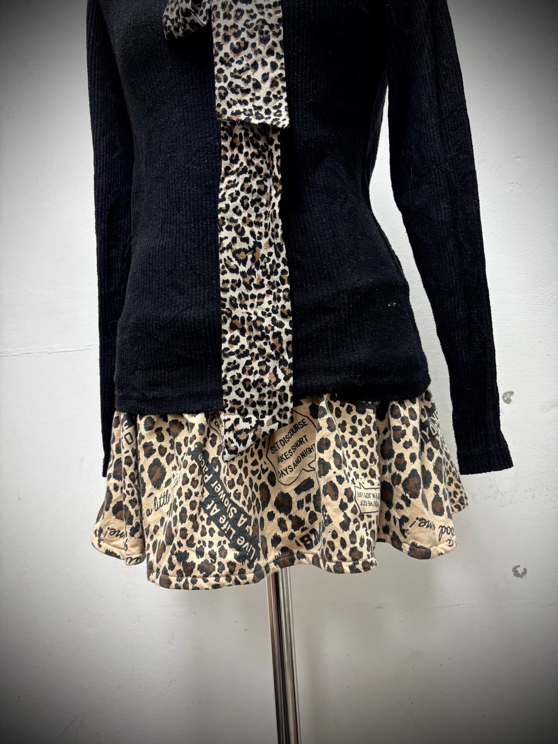 [GAL&Kitsch] Leopard The Rock Print Skir 상품이미지3