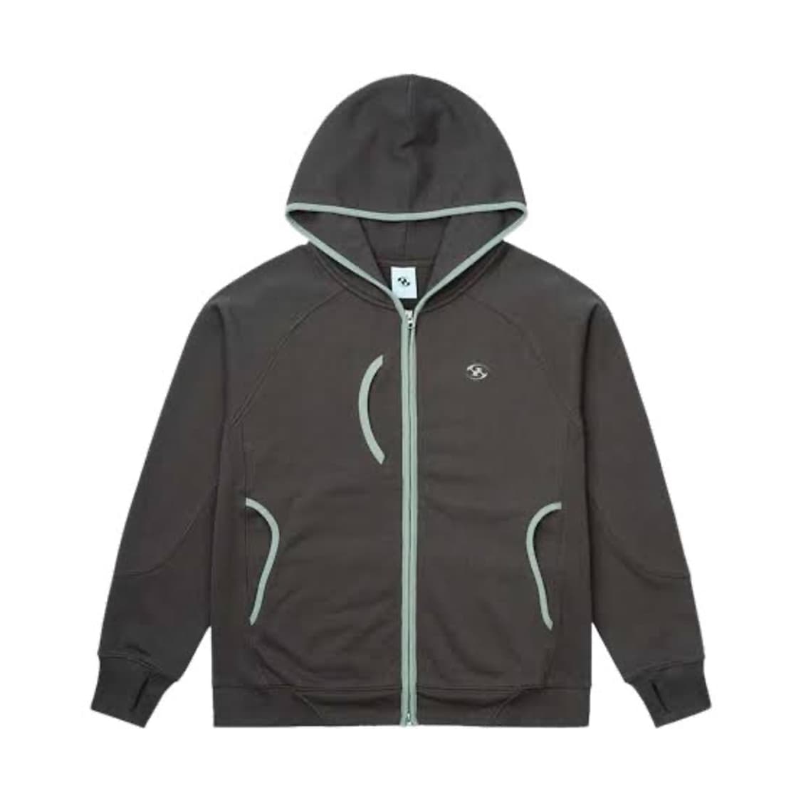 산산기어 후드집업 브라운 s 상품이미지1