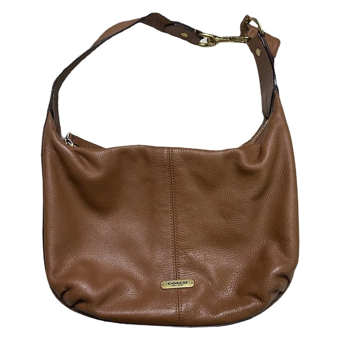 코치 페블 레더 에이버리 호보백 카라멜 상품이미지1