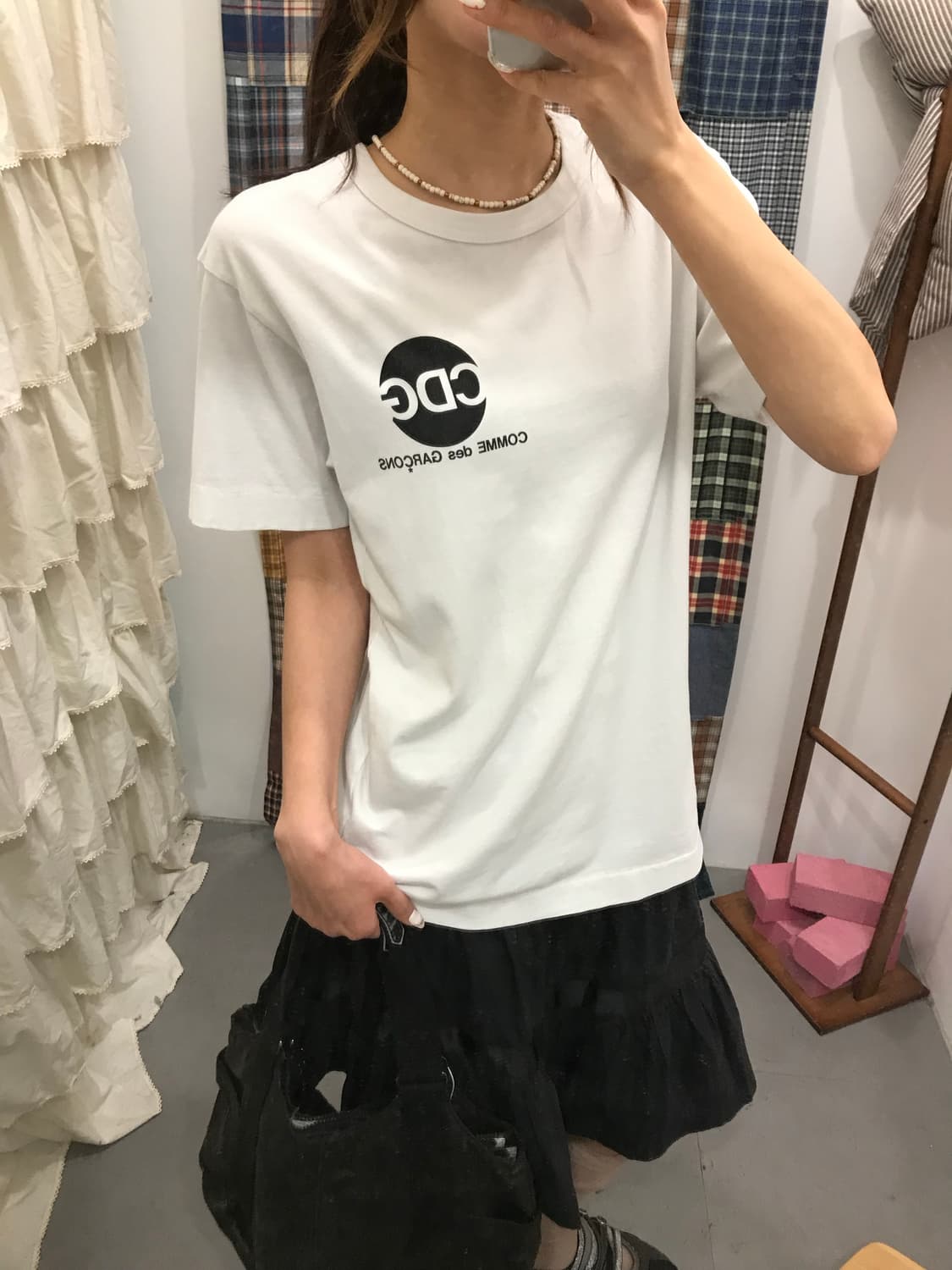 꼼데가르송 로고 티셔츠 상품이미지4