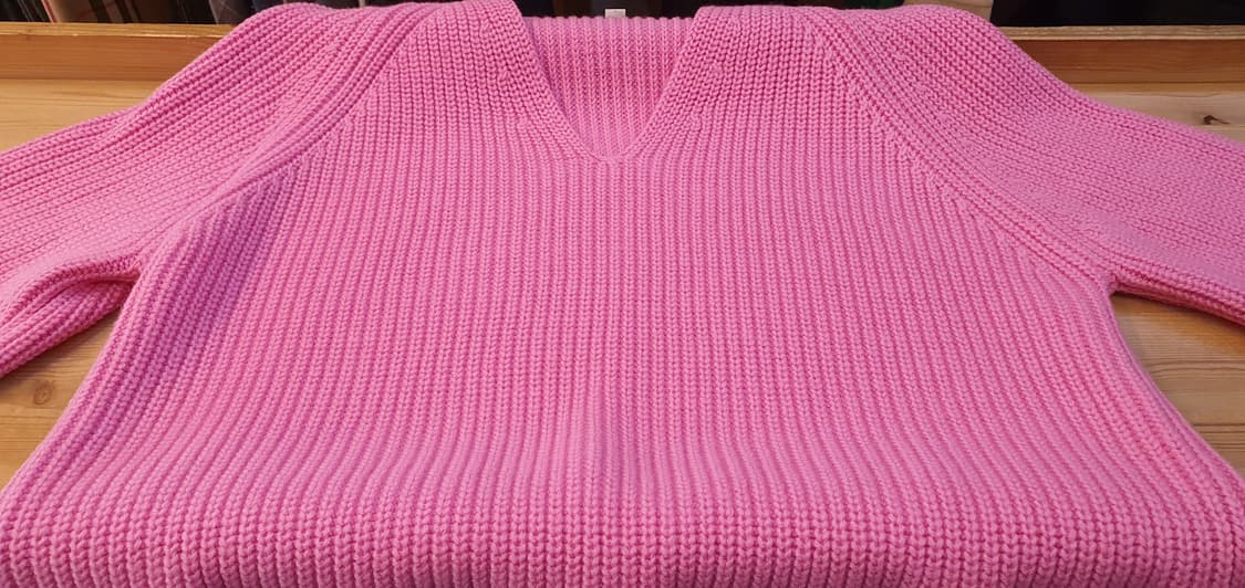 (새상품)66/77.COS 리브드 브이넥니트 상품이미지6