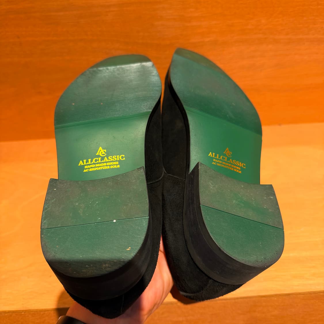 올클래식 카우레더 스웨이드 몽크스트랩 수제화 270 상품이미지6