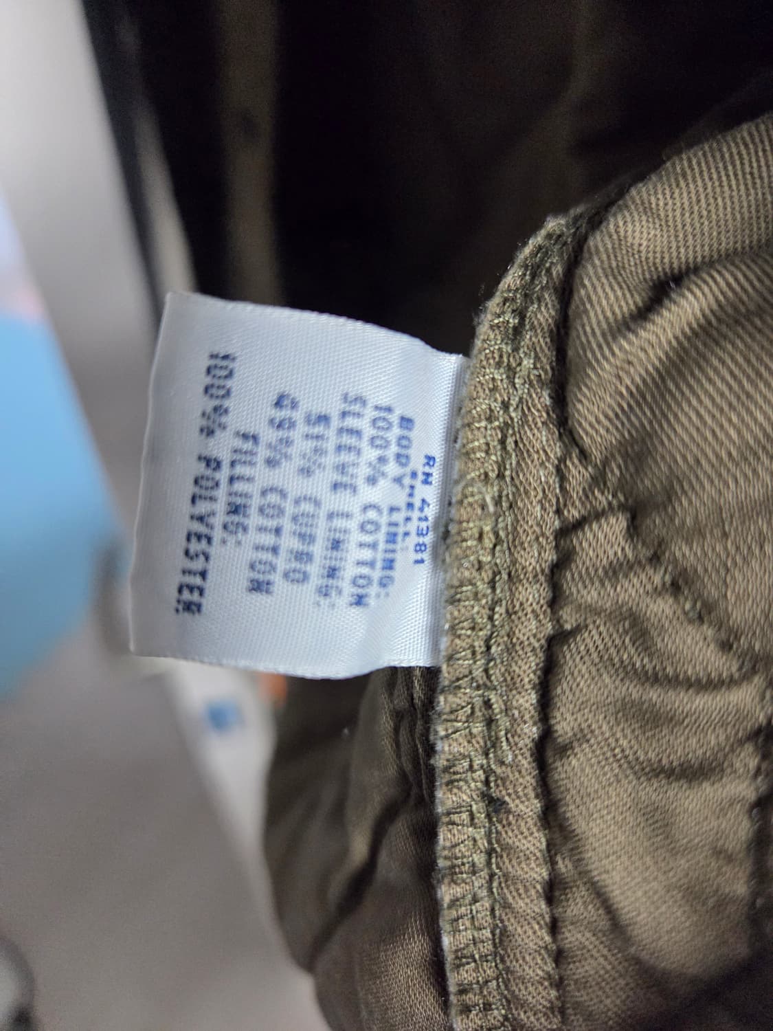 폴로 밀리터리 누빔셔츠 XL 상품이미지3