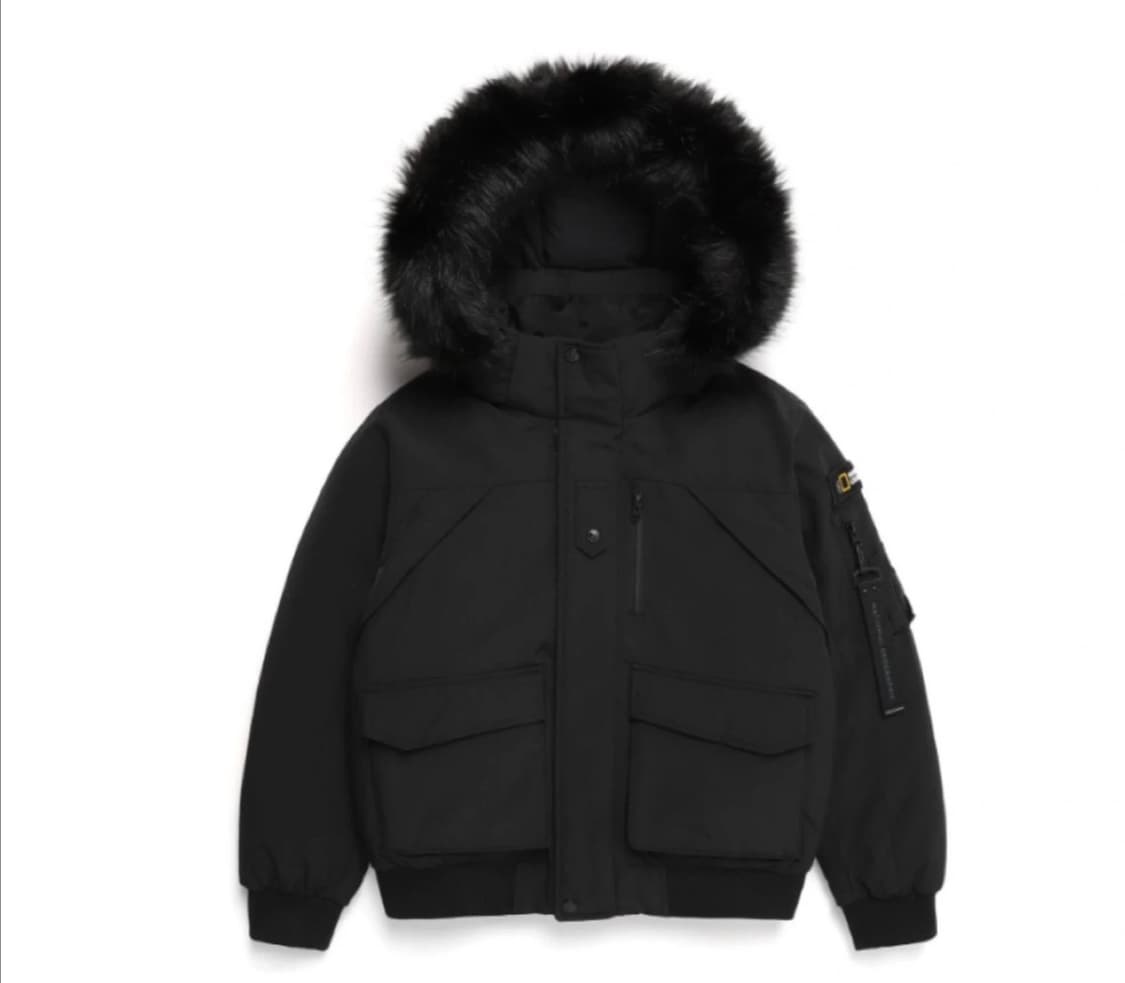 내셔널지오그래픽 타루가 블랙 퍼 패딩 상품이미지1