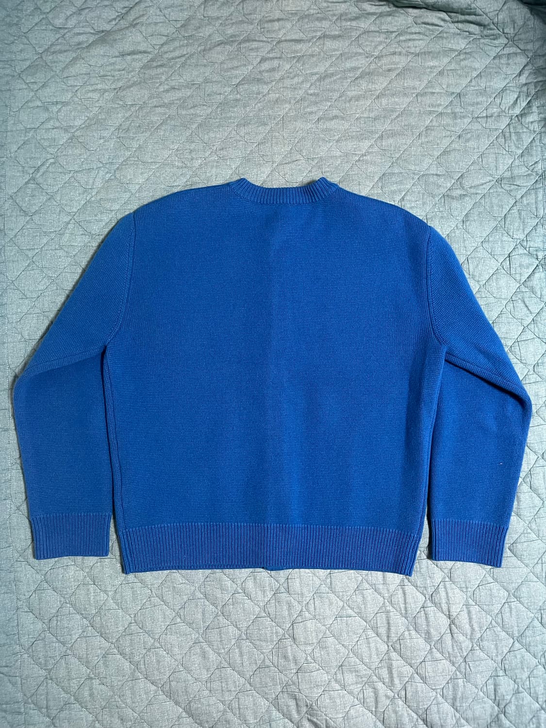 Welldone 웰던 니트 가디건 블루 M size 상품이미지9