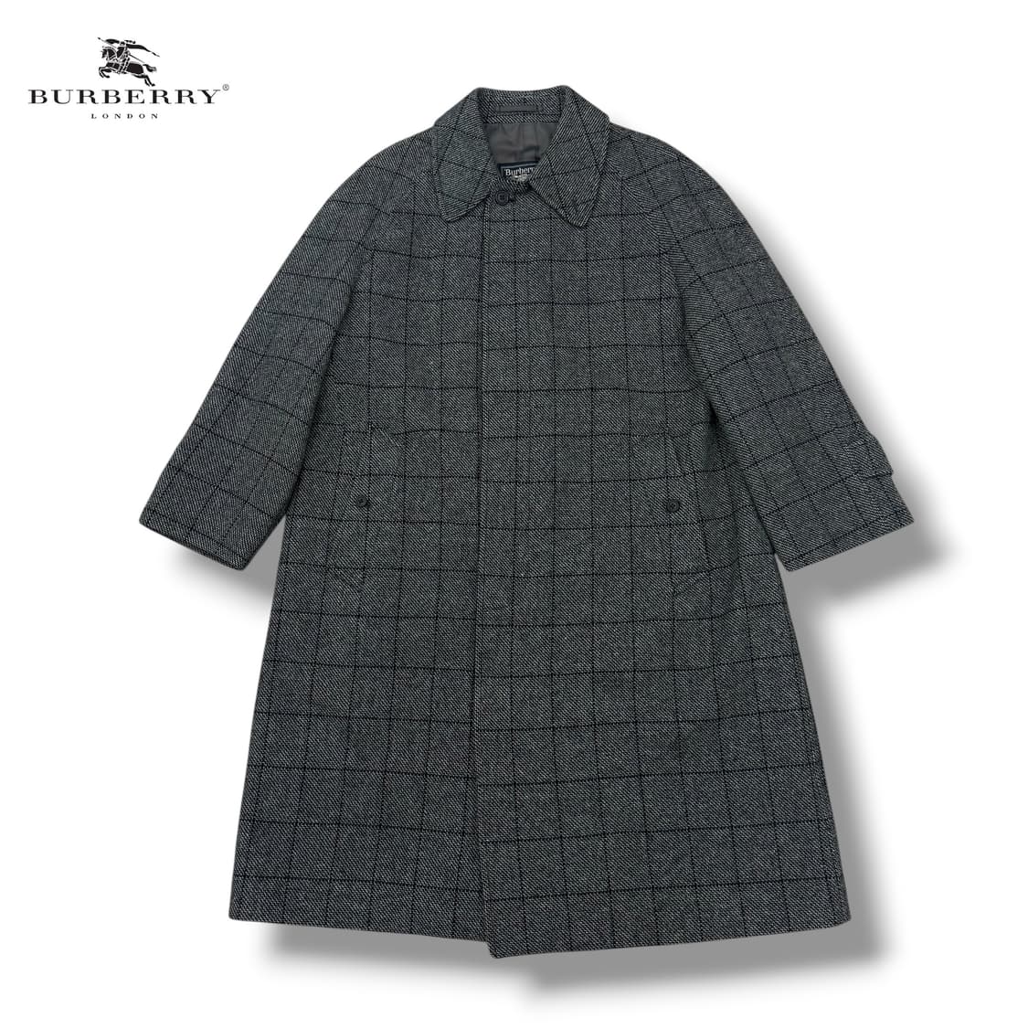 버버리 체크 발마칸 울코트 상품이미지1