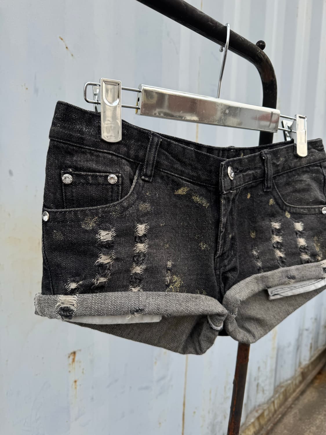 Distressed Denim Short Pants 상품이미지2
