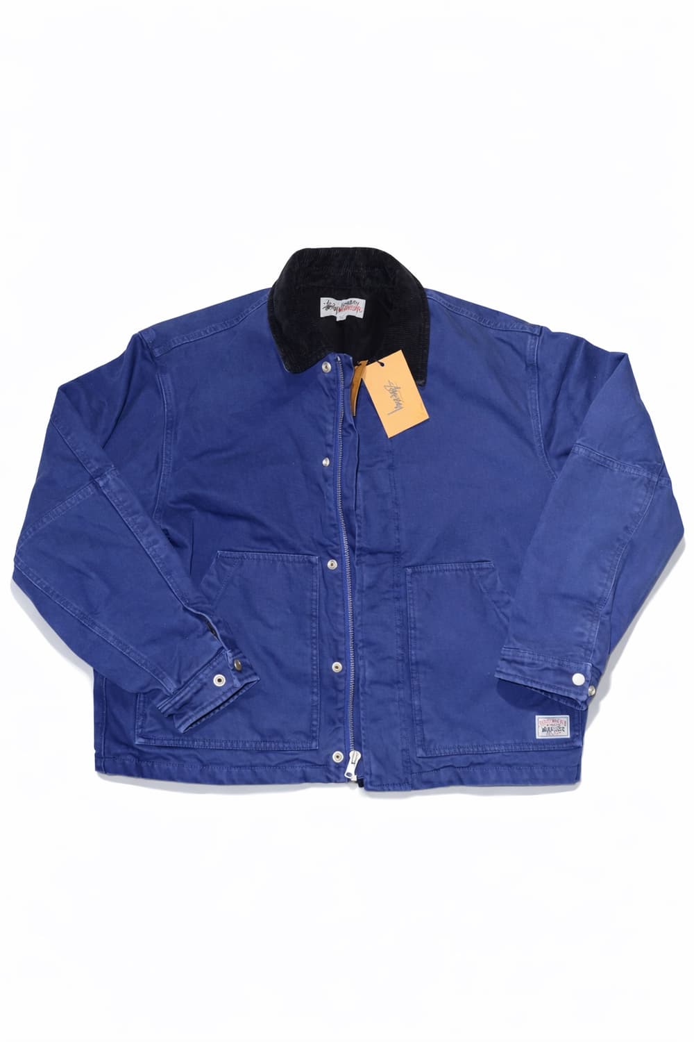 스투시 워크 자켓 네이비 S 상품이미지1