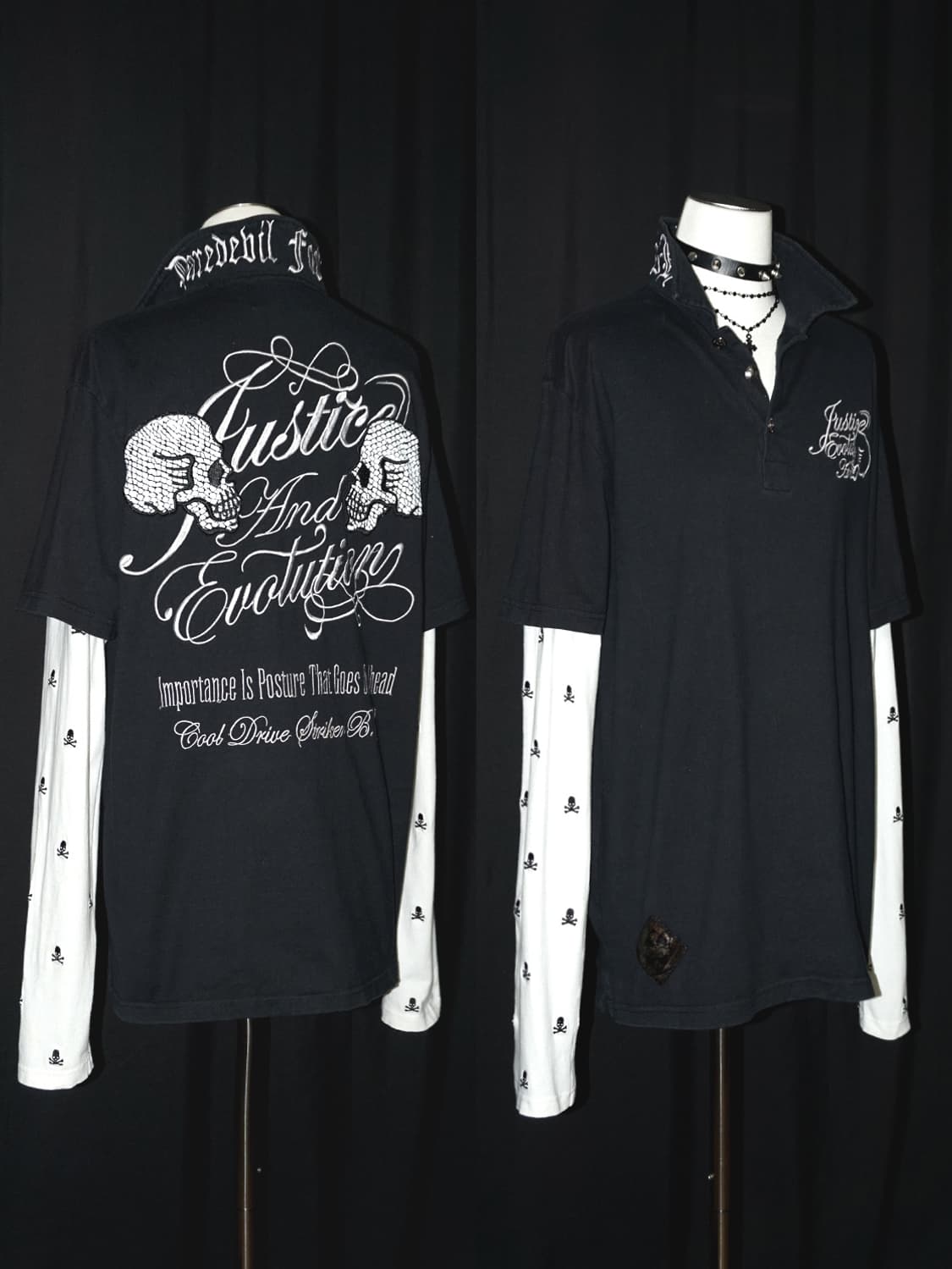 (CDS) punk layered long sleeve  상품이미지1