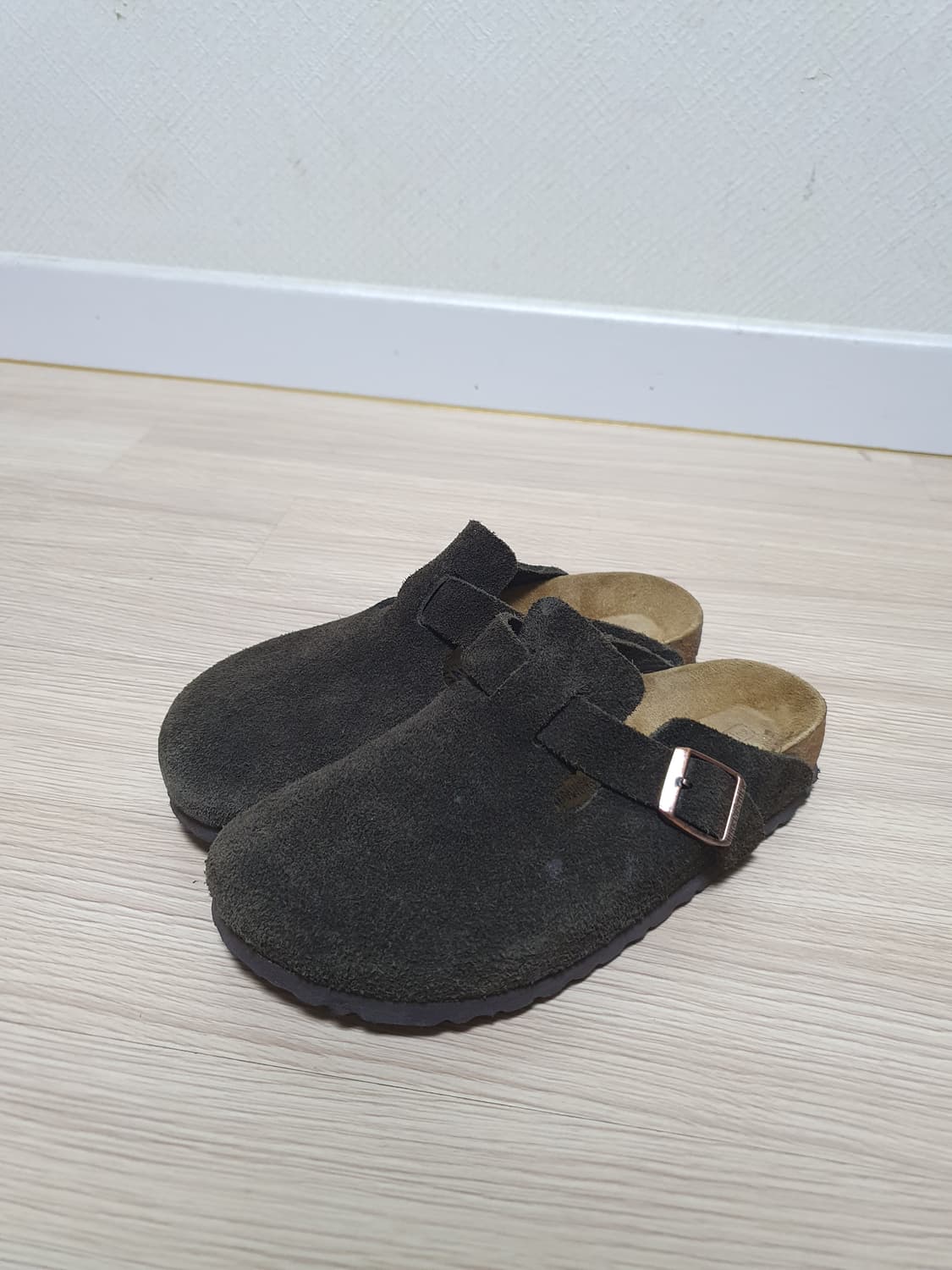 버켄스탁 보스턴 스웨이드 모카 240 상품이미지4